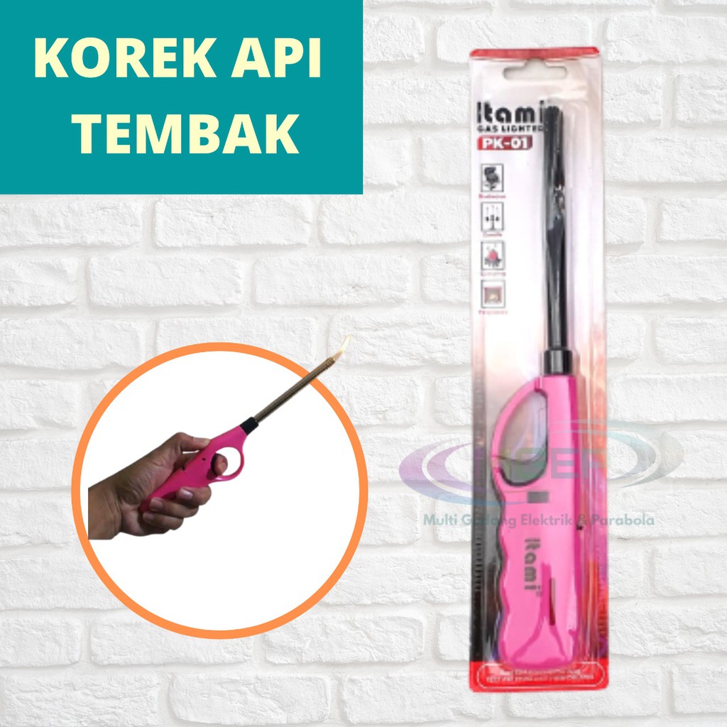 Itami Pemantik Api Kompor Gas Korek Api Gas Lighter stove model tembak