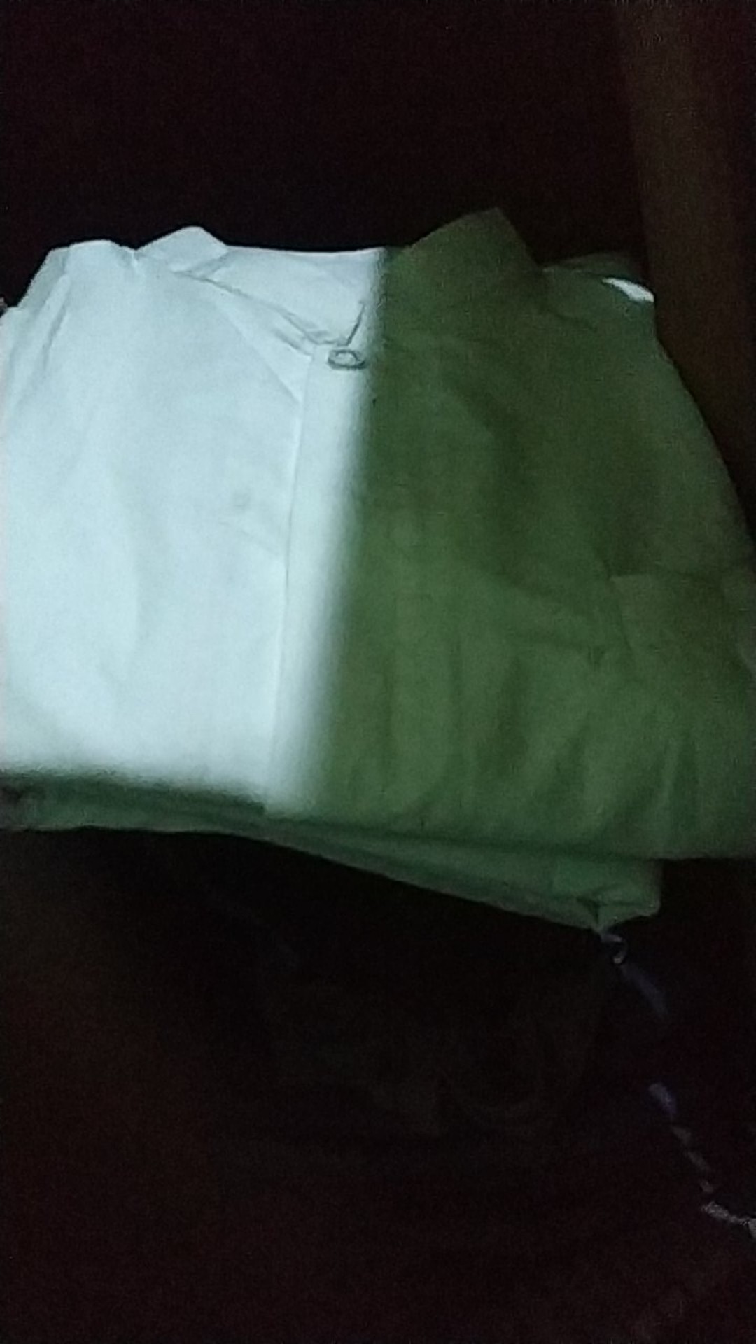 Batik Solo Modern Motif Tumpal Putih Setelan Sarung Dan Koko(full Furing)