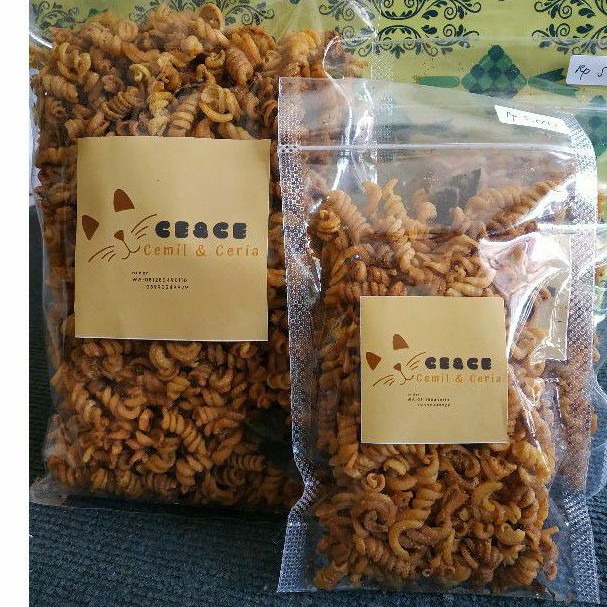 

MAKARONI JERUK PEDAS KEMASAN 100gr & 400gr