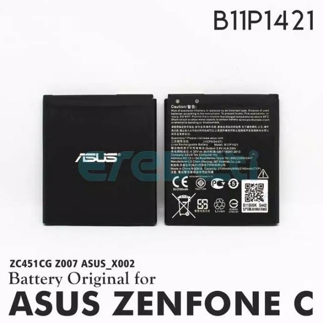 Batre bt asus Zenfone C 4C Z007 Original Asus C