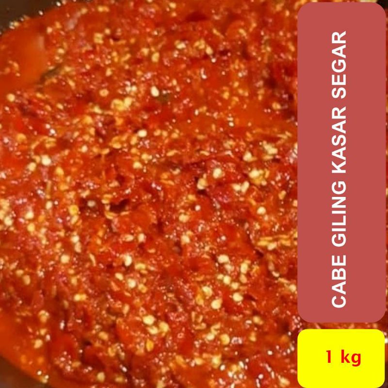 

Bumbu Giling Cabe Kasar Segar 1000 g