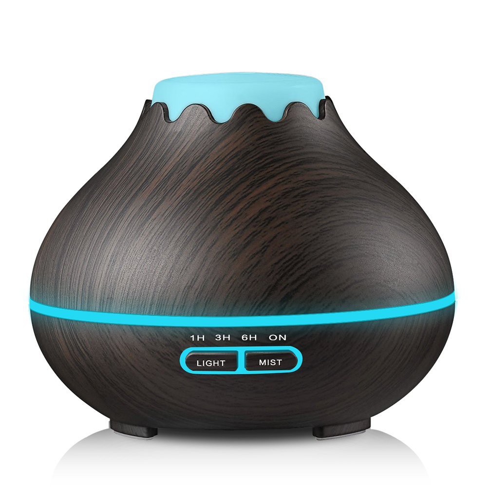 H05 - Essential Oil Aromatherapy Diffuser Ultrasonic Cool Mist Aroma Humidifier 7 Colors 400ML