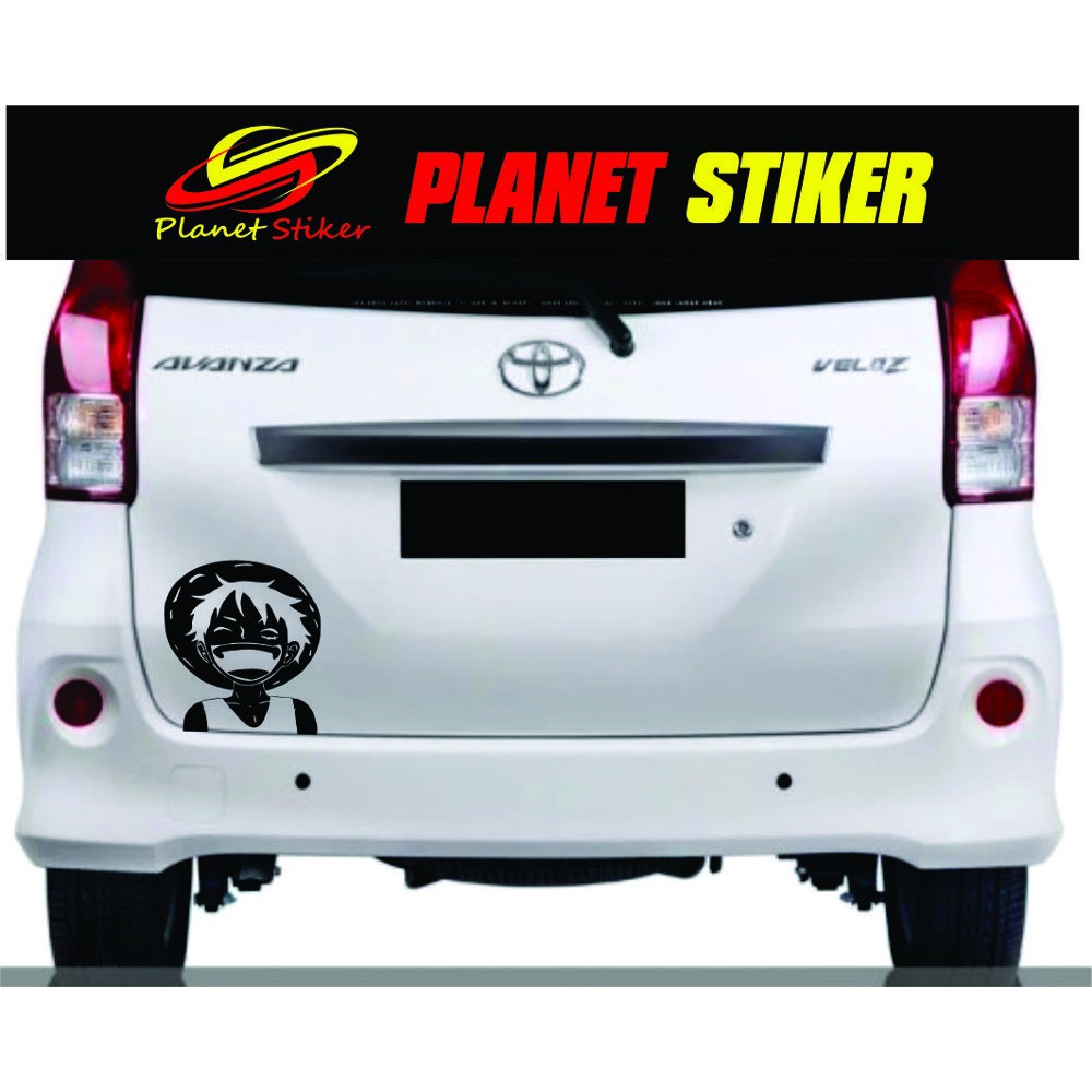 STIKER MOBIL ONE PIECE CUTTING STIKER MURAH