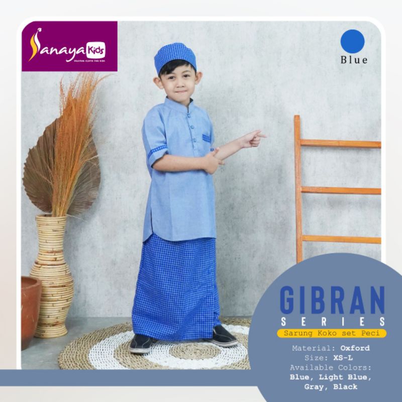 SARKOCI GIBRAN by SANAYA KIDS // SARUNG SET // SARUNG KOKO SET ANAK