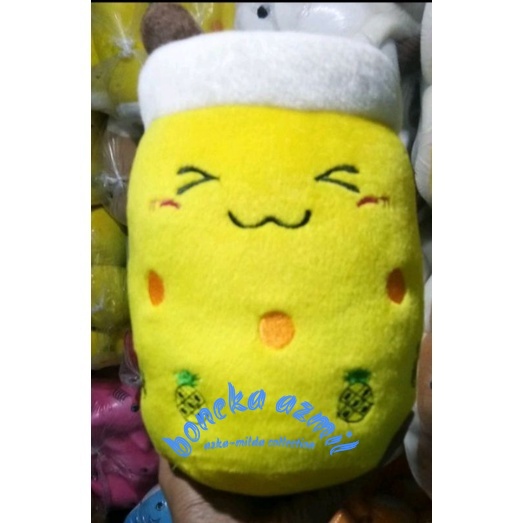 Boneka boba bubble milk tea size m