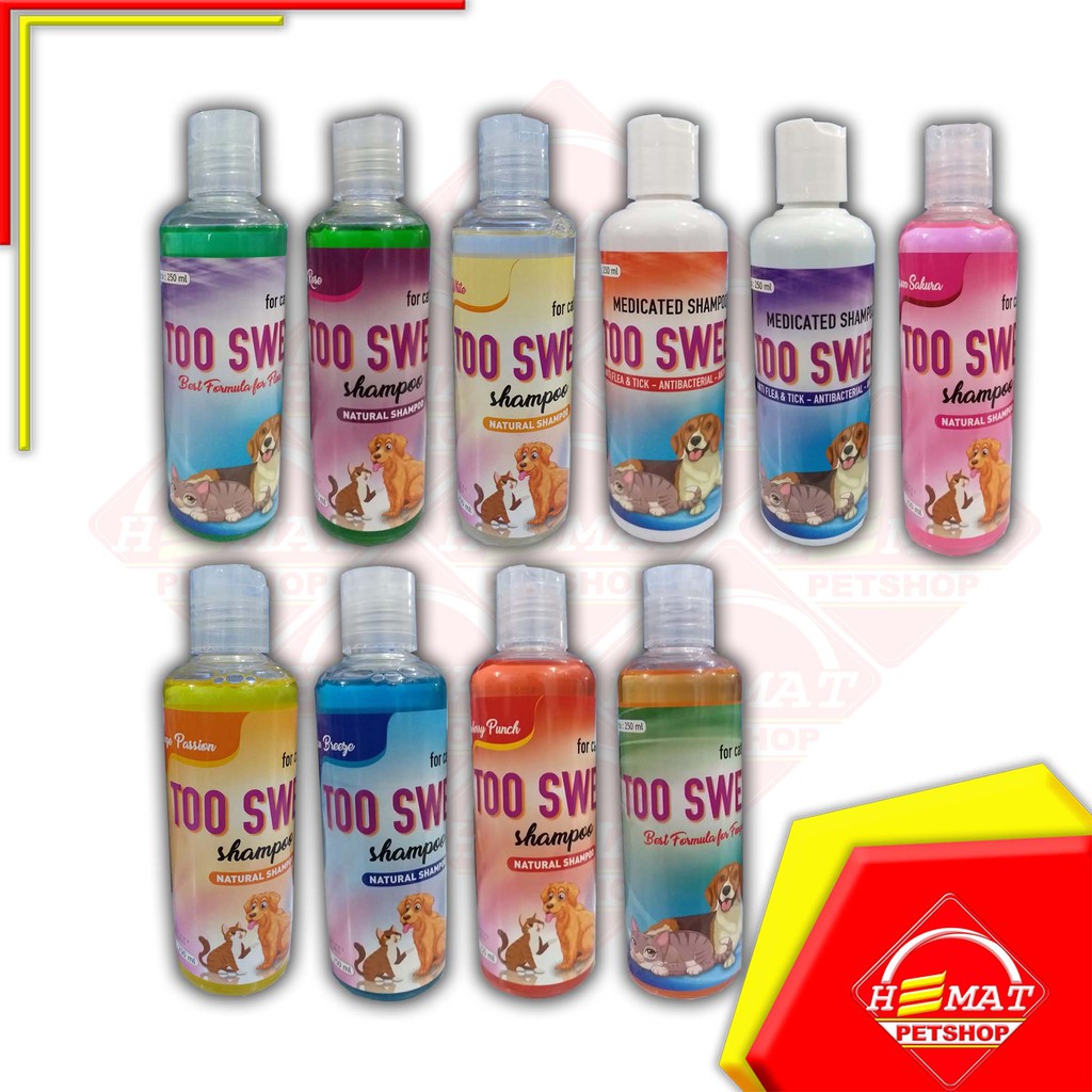 Shampoo Kucing &amp; Anjing Too Sweet 250 Ml - Shampoo Cat Dog 250 Ml