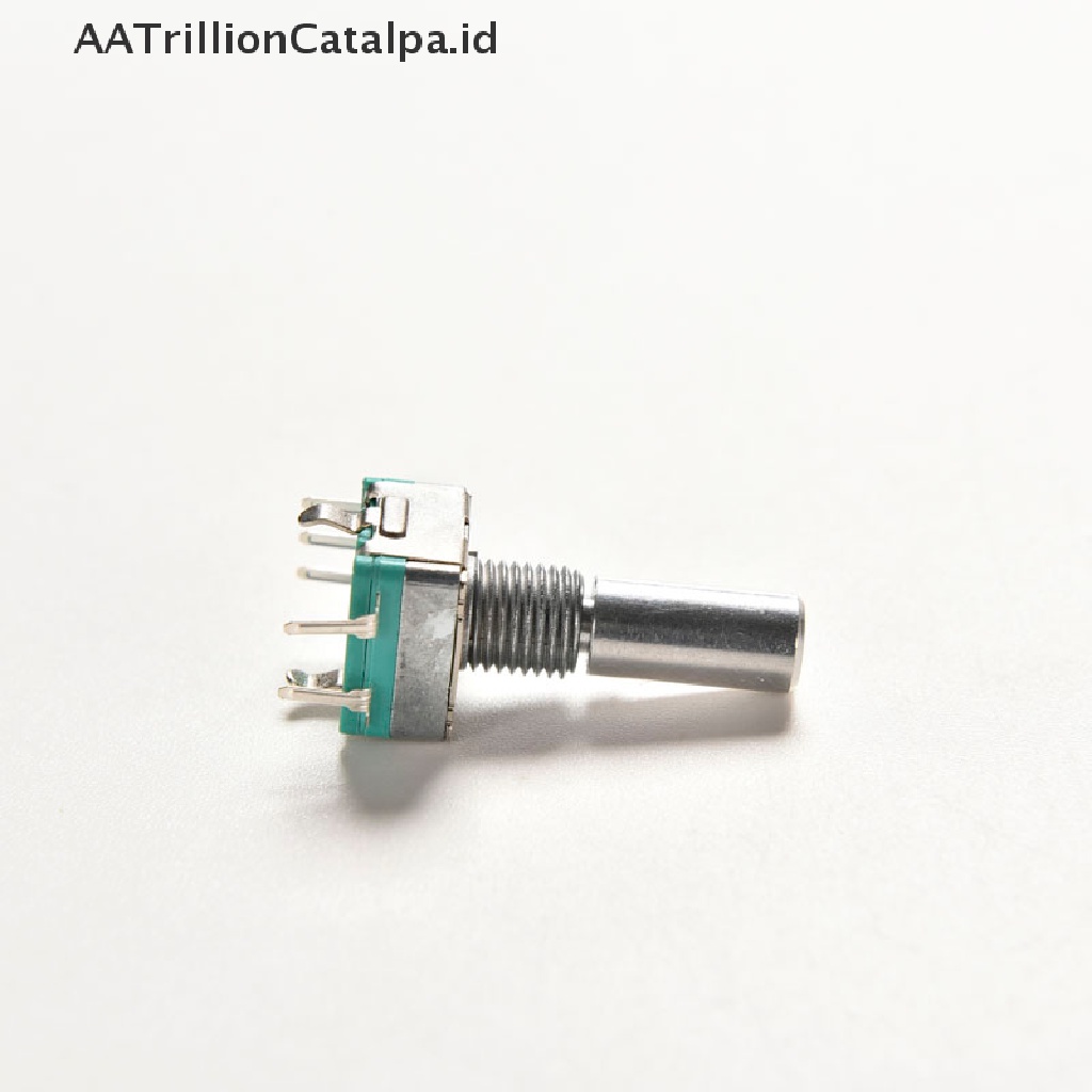 Aatrillioncatalpa 1pc potentiometer Audio digital EC11 20mm Dengan Saklar Putar Ec11 Potentiometer Encoder Audio Digital Putar 20mm Dengan Gagang Switch Ic EC11