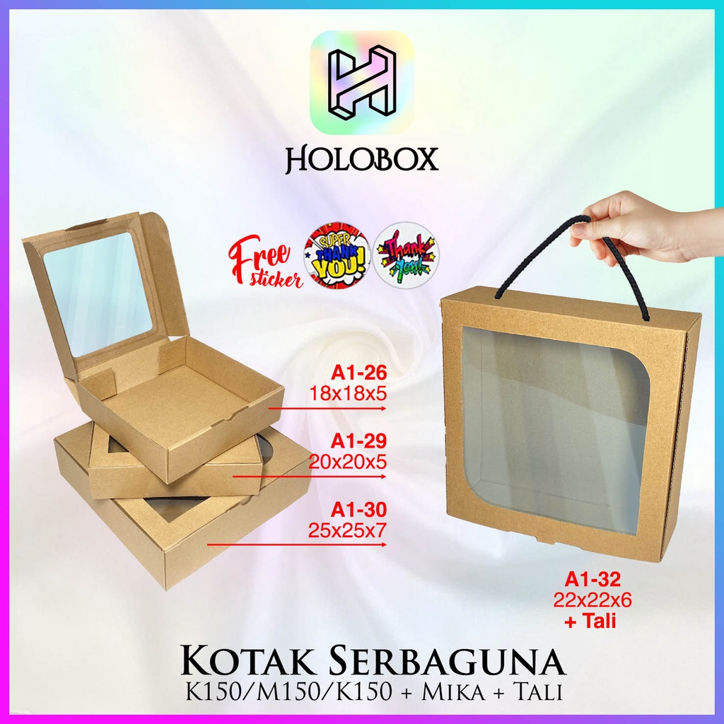 

Box Kado / Box Hampers Aesthetic / Gift Box / Kotak Hadiah / A1-26