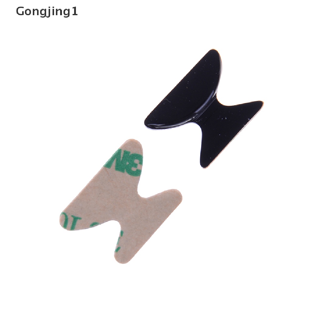 Gongjing1 2 Pasang Bantalan Hidung Kacamata Bahan Silikon anti slip Ukuran 2.5mm / 1.8mm