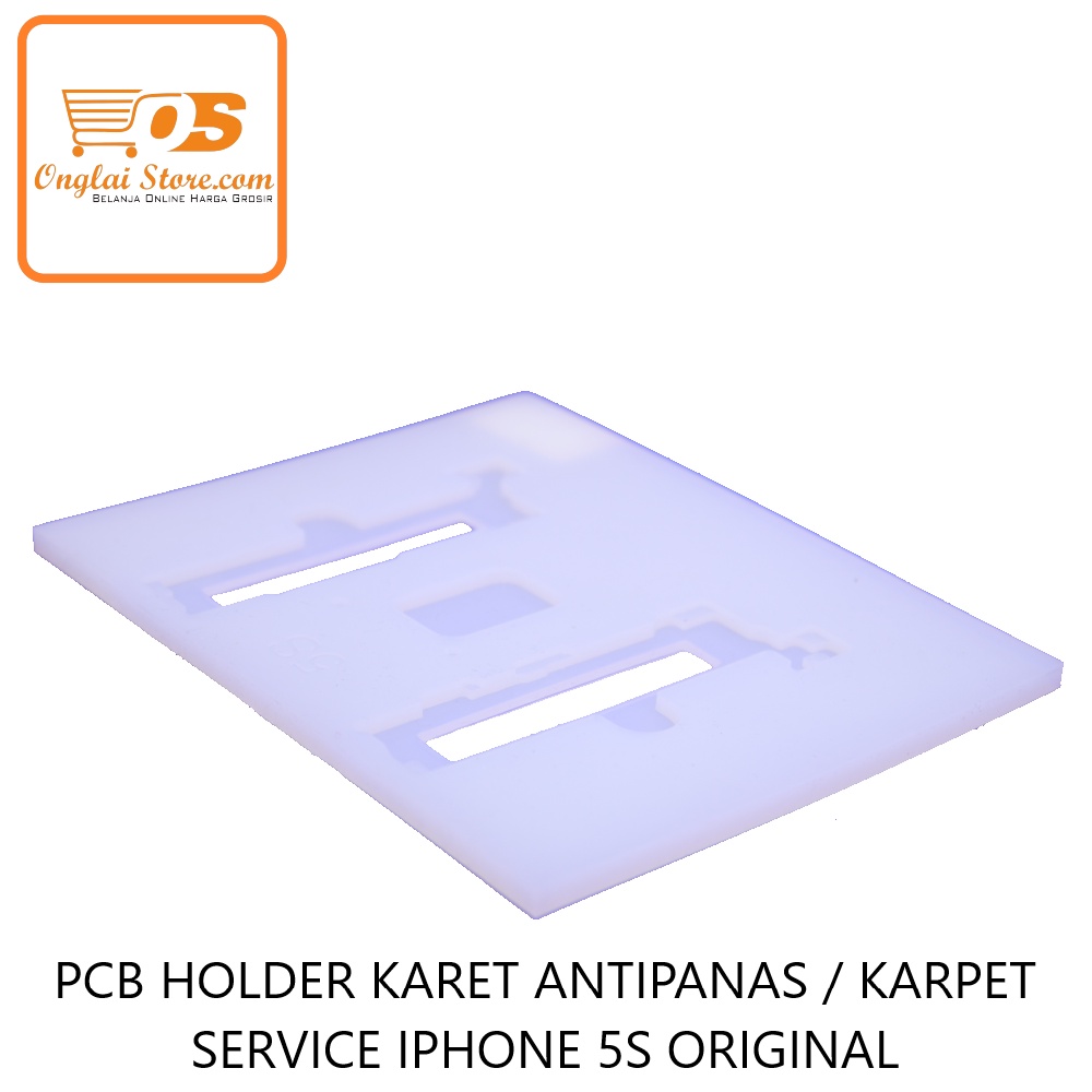 PCB HOLDER KARET ANTIPANAS / KARPET SERVICE IPHONE 5S ORIGINAL (HARGA SPESIAL)
