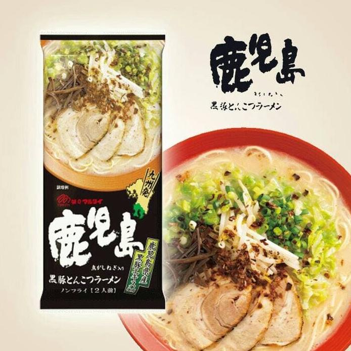 

MARUTAI KAGOSHIMA KUROBUTA TONKOTSU RAMEN [186 GRAM]2 PORSI NON HALAL