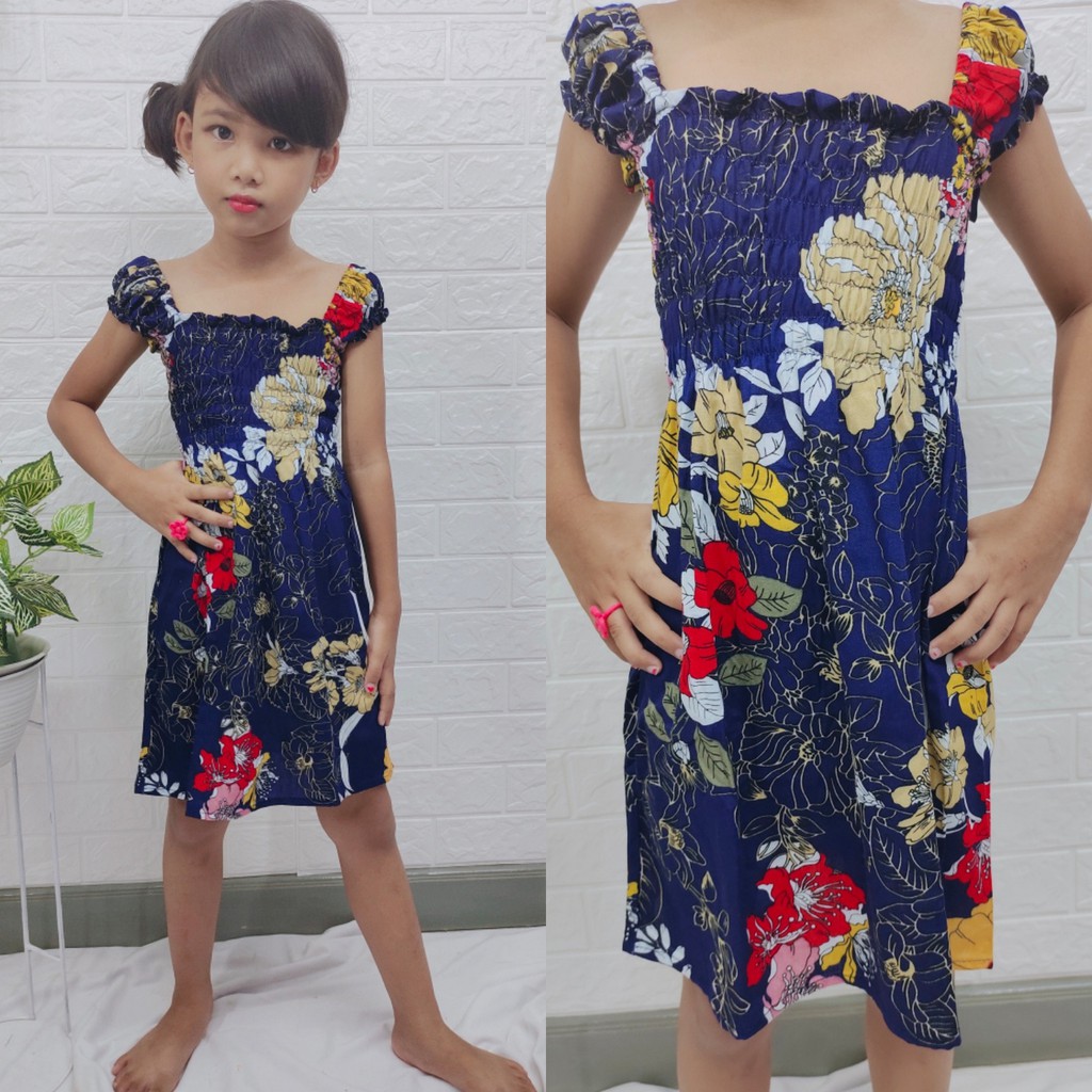 Kiandra - Dress Kerut Anak