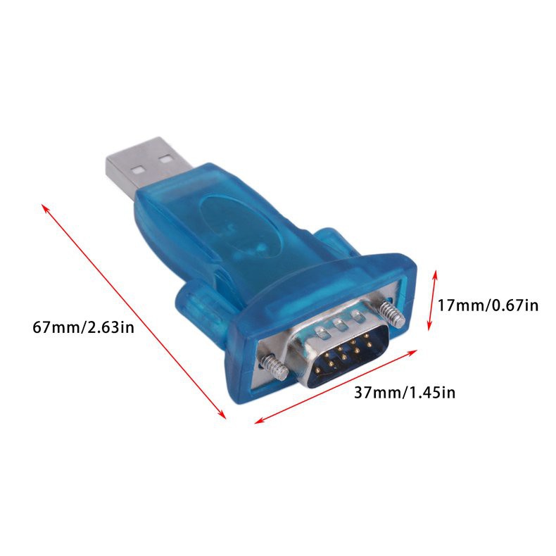 Konektor Adapter USB to Serial RS232 DB9 CH340