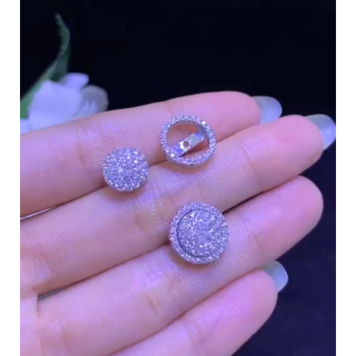 Giwang 2in1 Berlian Eropa