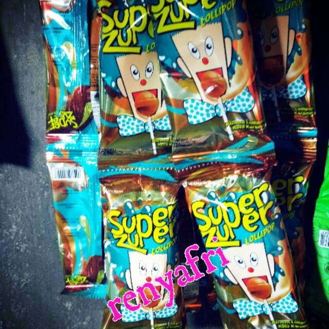 

Permen Lollipop Super Zuper Rasa Karamel