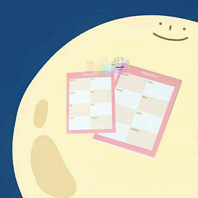 

WEEKLY MEMO PAD