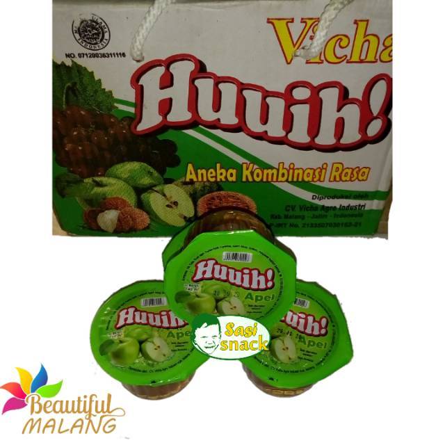 Sari Apel Original Vicha Tanpa Pemanis Buatan 120 ml