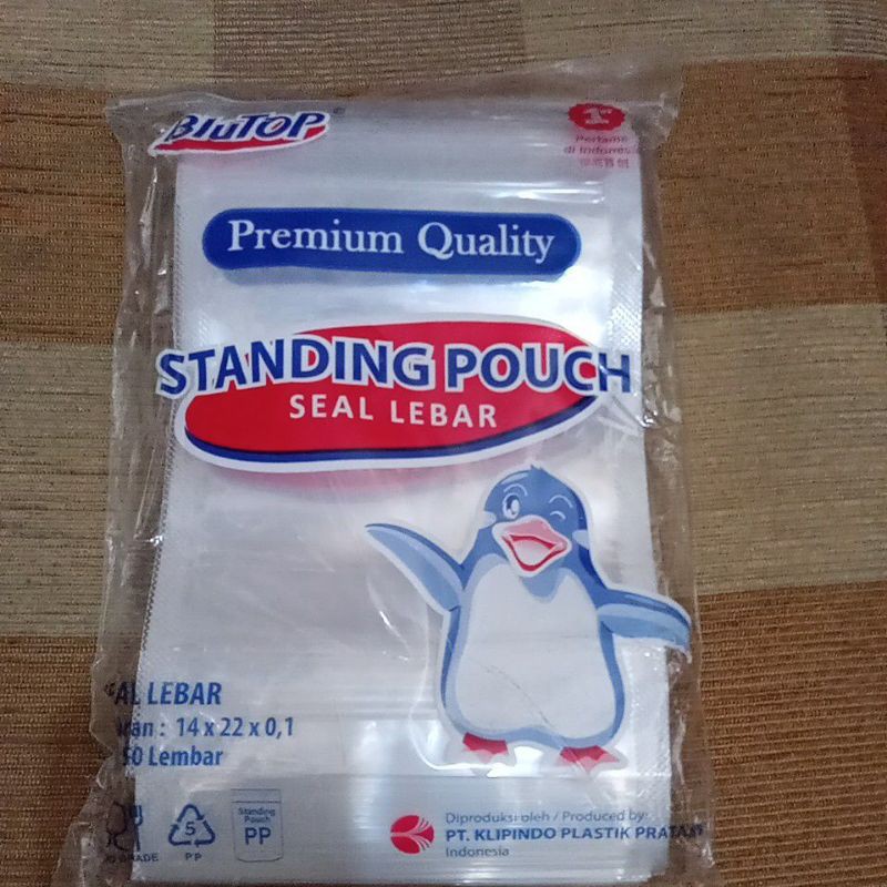 Standing pouch 14x22