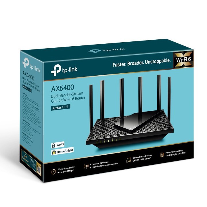 TP-Link Archer AX73 AX5400 Wi-Fi 6 Router