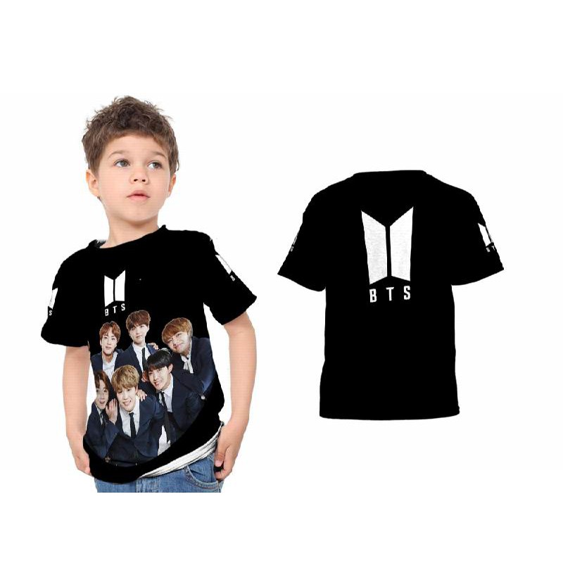 Kaos Anak Unisex Bts 3D FullPrint New Design Art 4