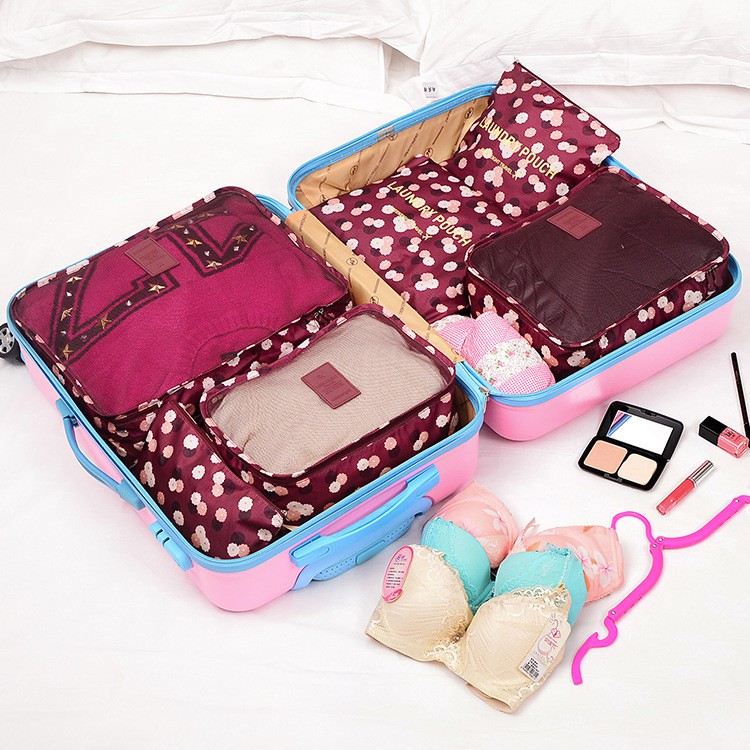 Travel Bag 6in1 Set Storage Baju Kotor Organizer Koper Limited