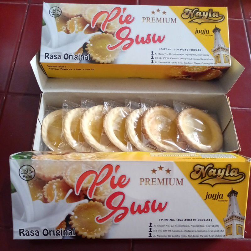 Pie Susu Premium Halal Nayla Asli Jogja Istimewa Rasa Original