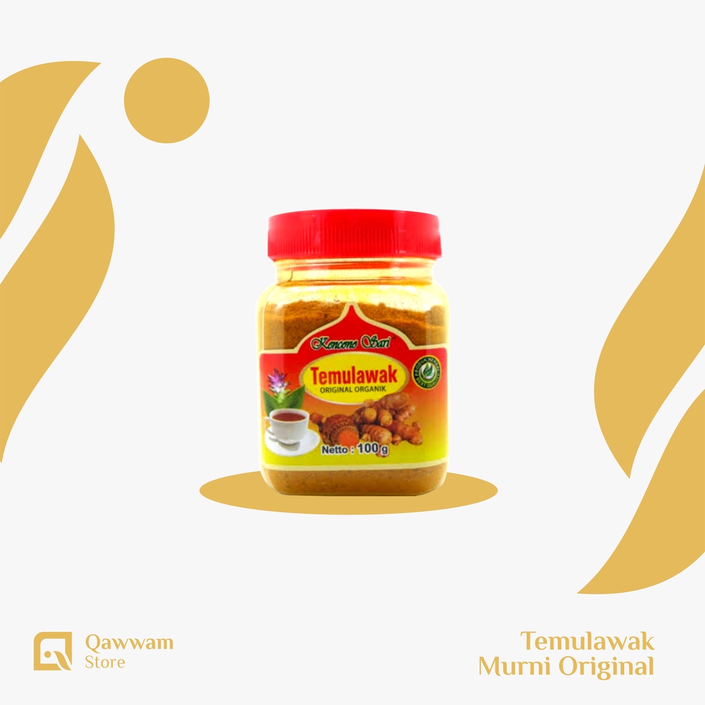 

KENCONO SARI Temulawak Murni Original Organik Tanpa Campuran Isi 100g