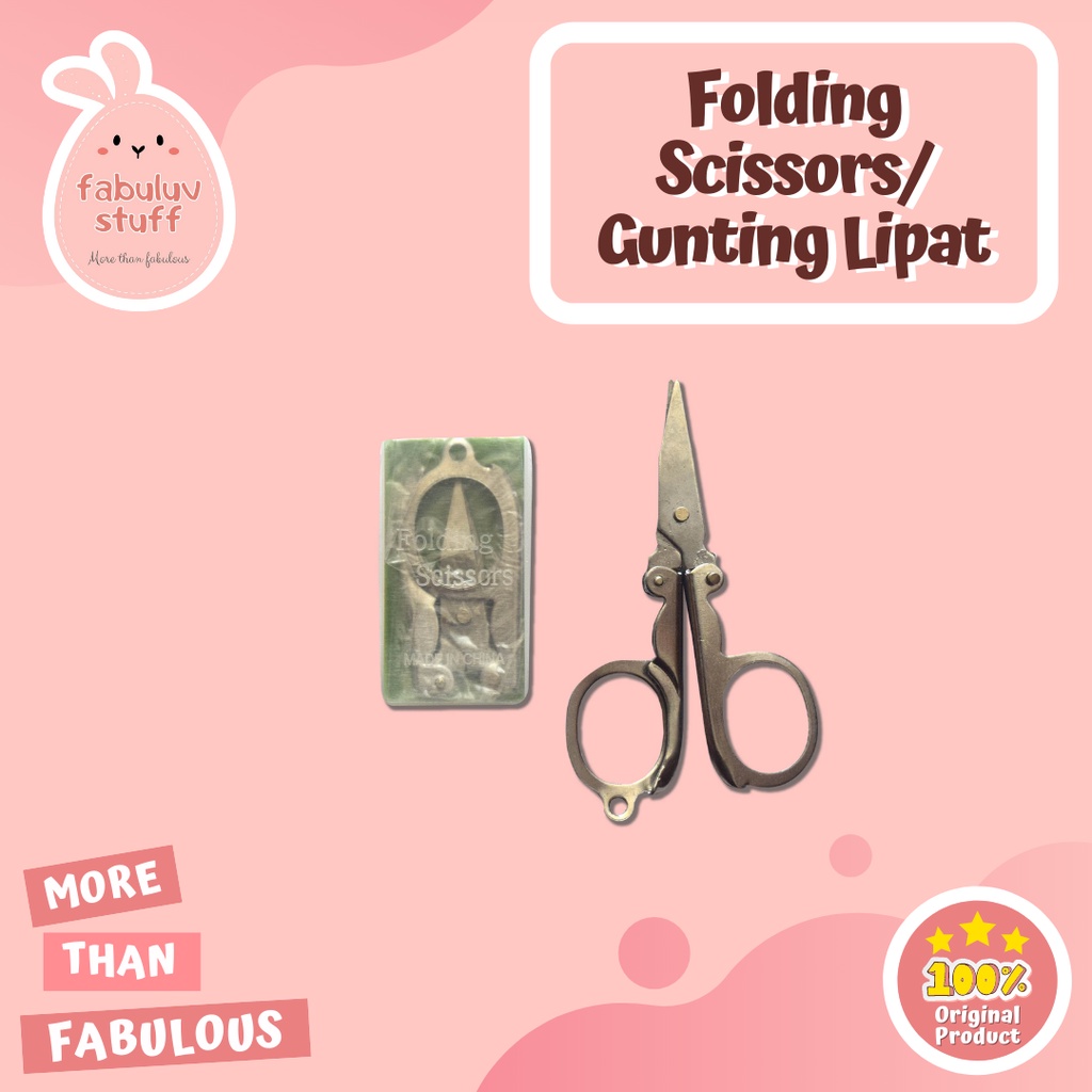 

ATK ~ Gunting Lipat / Gunting Portable / Trip Scissor / Mini Scisor