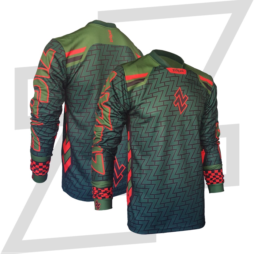 PO JERSEY ZZ ZIGZAG SEPEDA GOWES MTB XC ENDURO DOWNHILL
