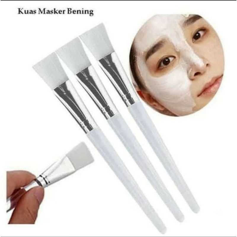 kuas masker bening