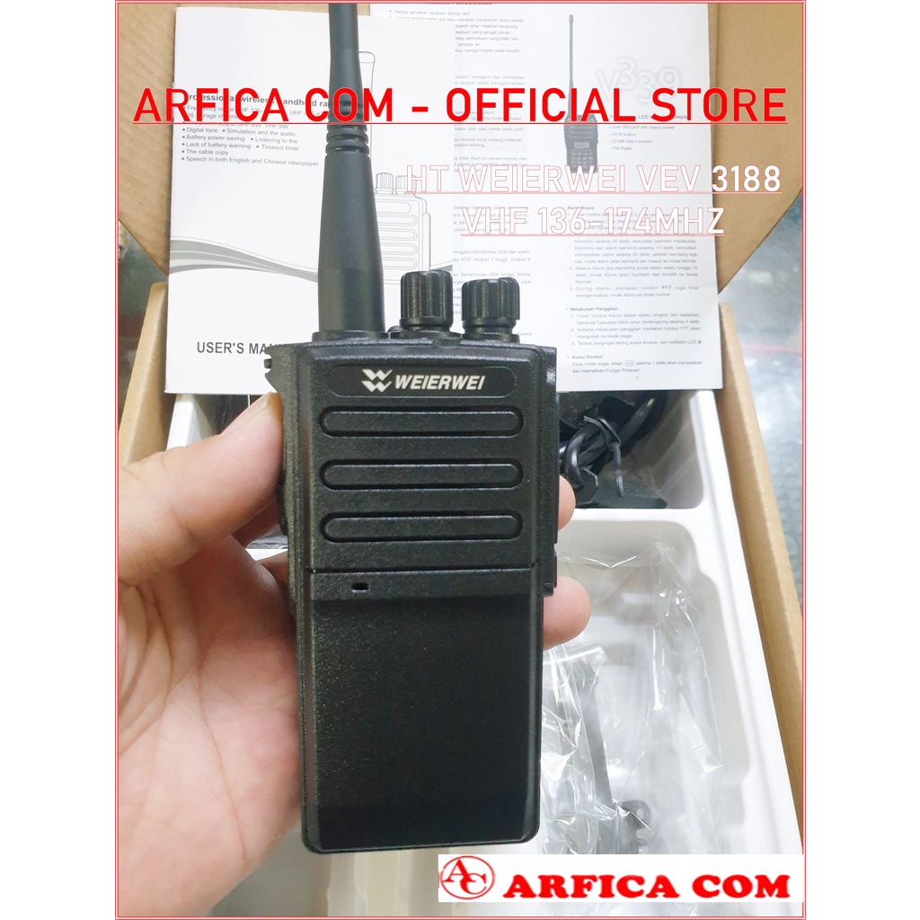 HT WEIERWEI VEV3188 VEV 3188 VHF - HT WEIRWEI VEV 3188 VHF SINGLEBAND