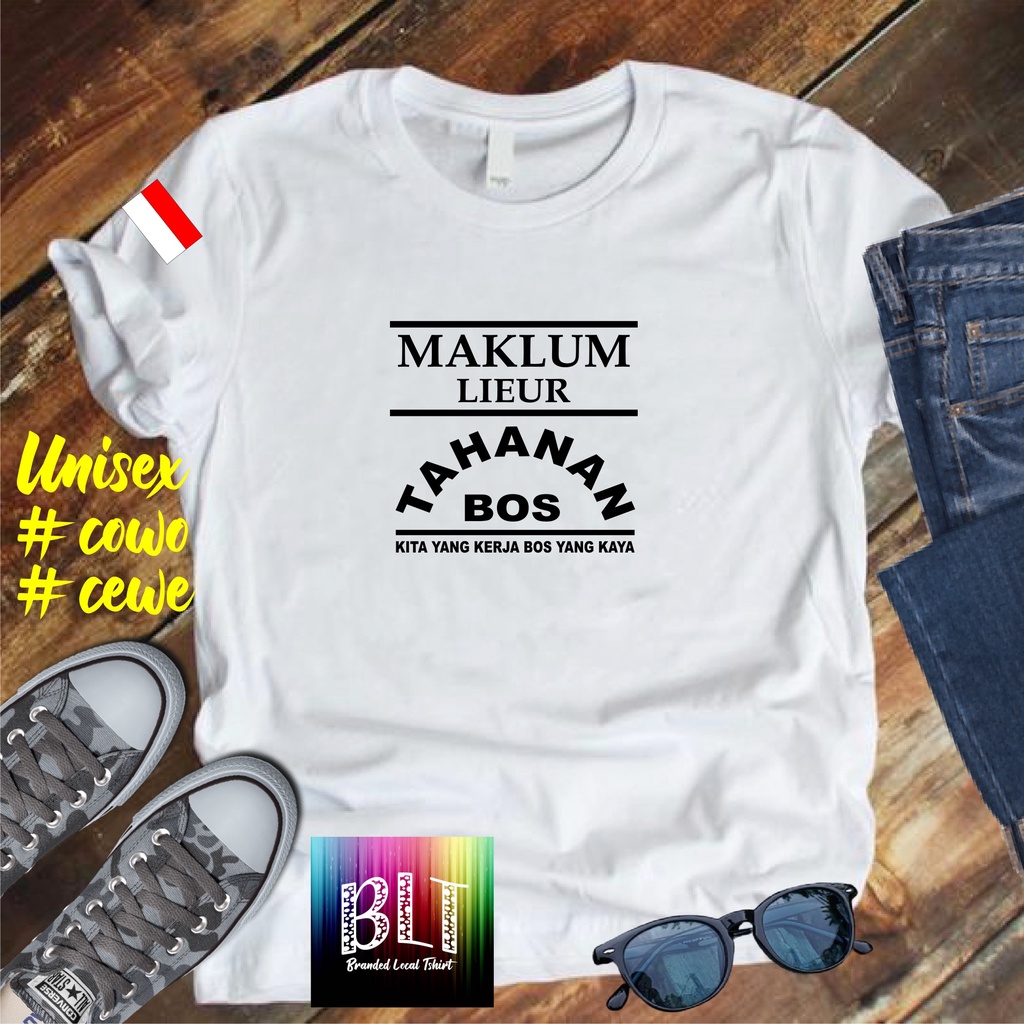 Cod Promo Diskon Gratis Ongkir Tahanan BOS Pakaian Pria Pakaian Wanita Kaos Hits Distro Bndung /KAOS EKSPRESI/KAOS HITS/KAOS BANDUNG/KAOS MURAH/KAOS DISTRO