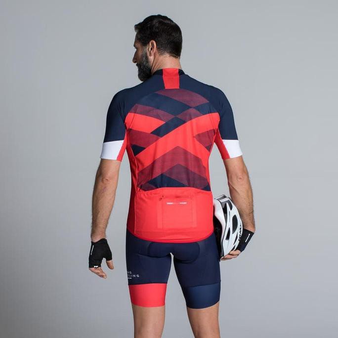Jersey Baju Sepeda Balap Triban Dryfit Road Bike City Bike Cycling Pro - S Tokobababu