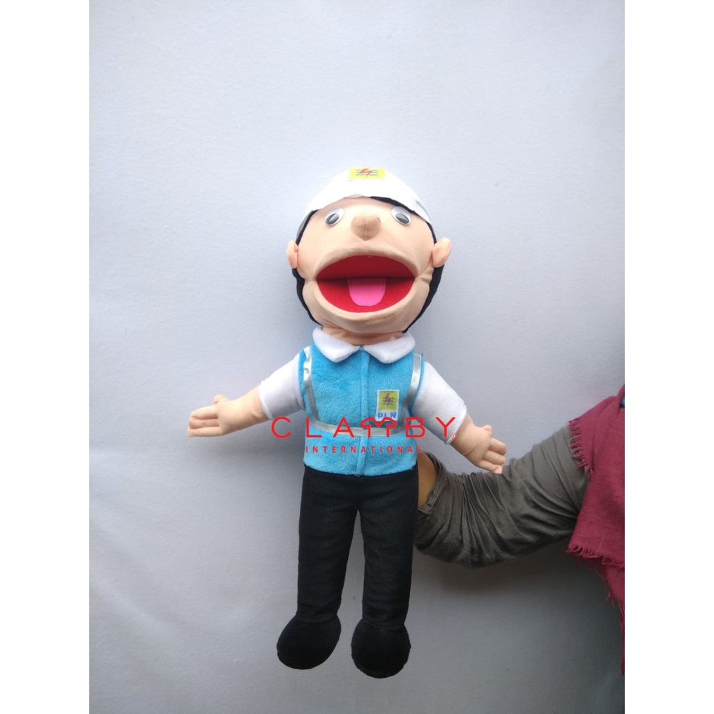 Boneka Dongeng Muppet Profesi PLN Mulut Gerak | Boneka Edukasi