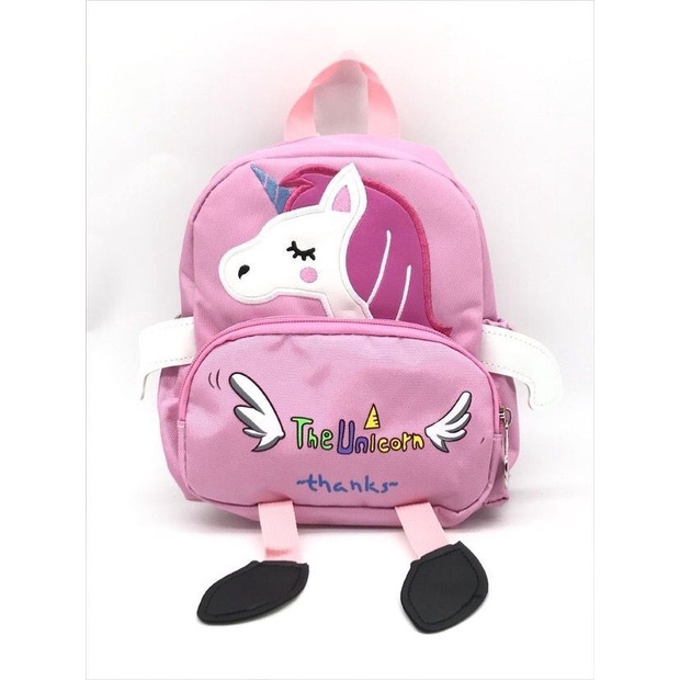 Tas Ransel Anak / Tas Sekolah Kanvas Motif The Unicorn