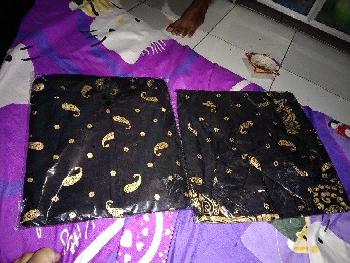 Batik Couple Keluarga Sania Ruffle Ori Ndoro Jowi Dnt Prodo Keris Ireng