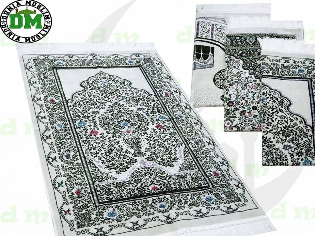 Sajadah Turki Turkiye Turkey Tebal Halus Benang Lurex