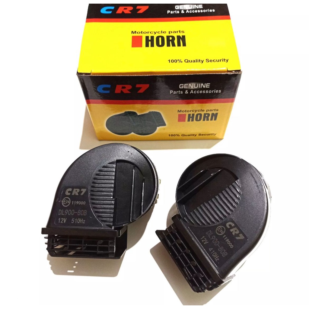 Klakson Double Keong CR7 Waterproof Klakson Universal Motor dan Mobil