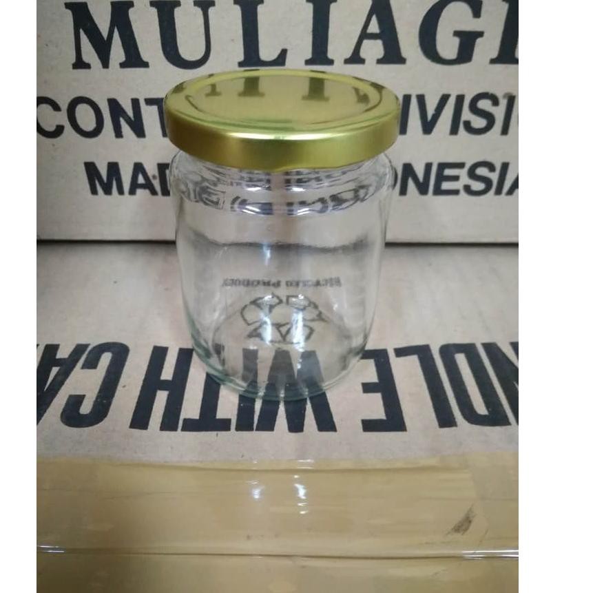 Pasti Asli Toples Kaca 250 ml / Botol Kaca / Glass Bottle