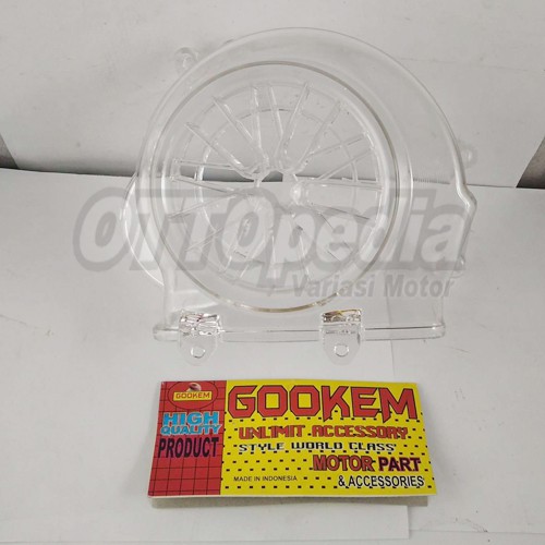 Cover /Tutup Kipas Beat Fi Esp - PoP - Scoopy Fi Esp Bening Transparan