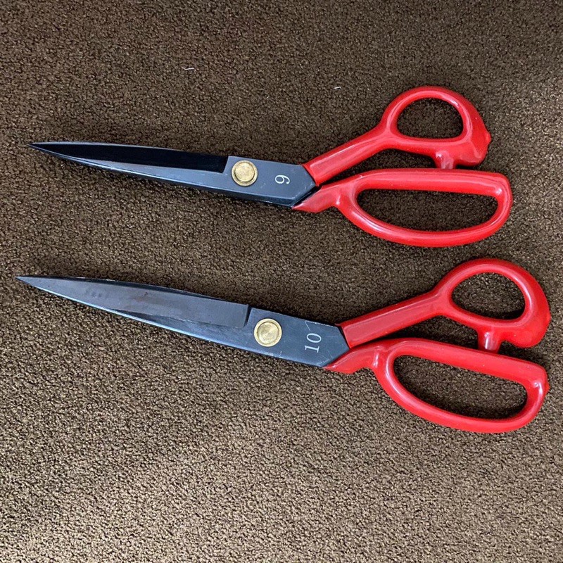 

Gunting Kain Gagang Karet premium / Gunting taylor / Gunting penjahit gagang karet / gunting tajam