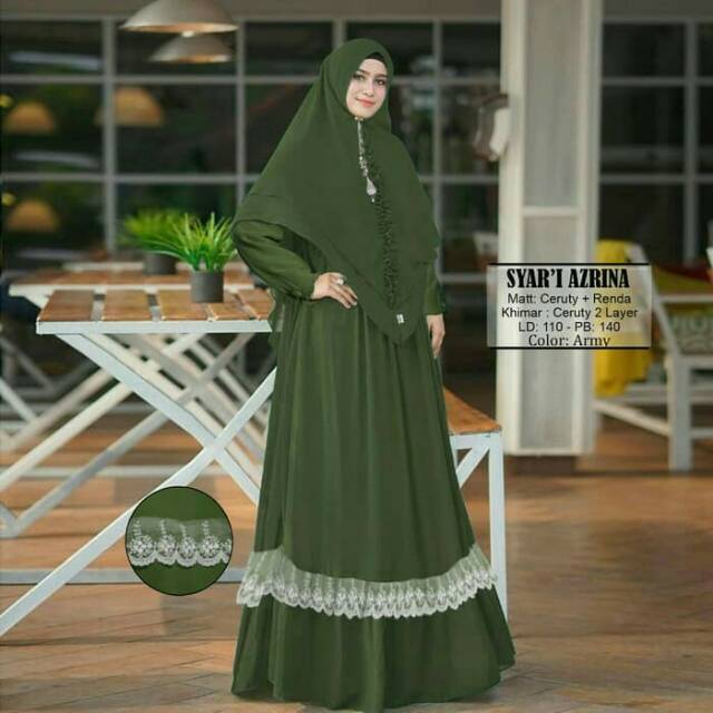 Syari set Azrina maxi
