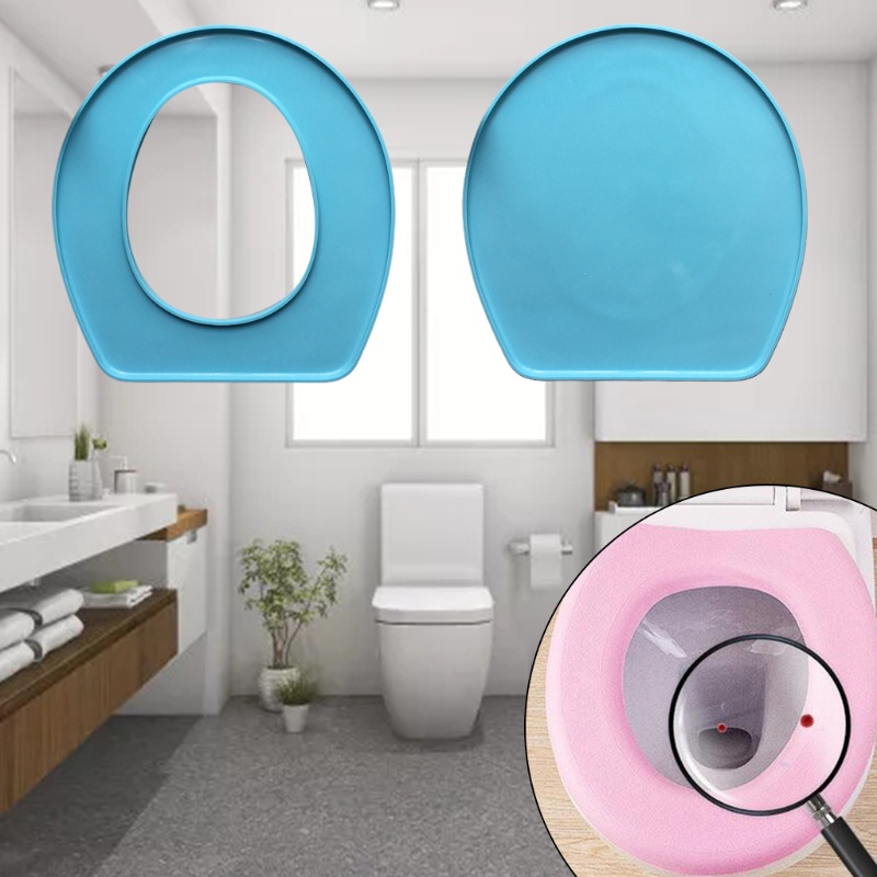 SIY  Toilet Cushion Cover Pad Epoxy Resin Mold Closestool Seat Mat Silicone Mould DIY Crafts Casting Tools