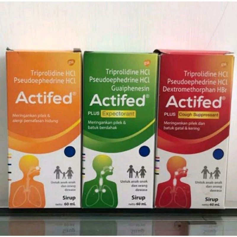 Actifed - Obat Batuk Kering, Berdahak & Flu