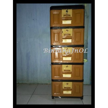 Lemari Plastik Napolly 5 Susun 5 Laci