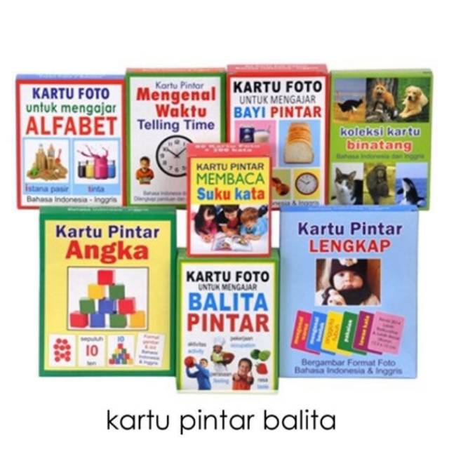 Hellotoys kartu pintar balita / flashcard