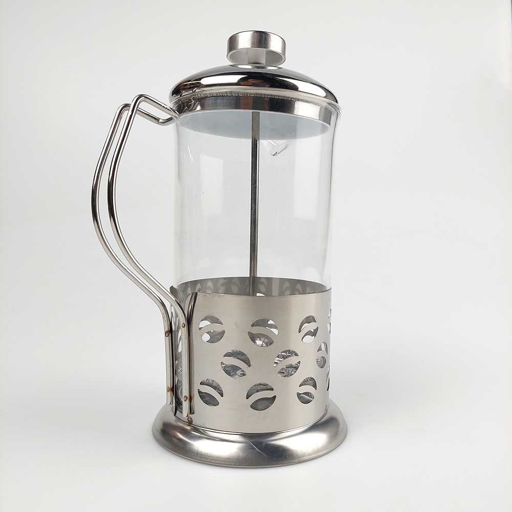 TD-AI Duolvqi French Press Manual Coffee Maker Pot Beans Pattern - KG72I