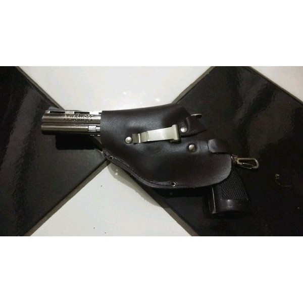 Korek Pistol Colt BS - Pistol REV0LVER - 1-1 Ukuran Seperti Asli