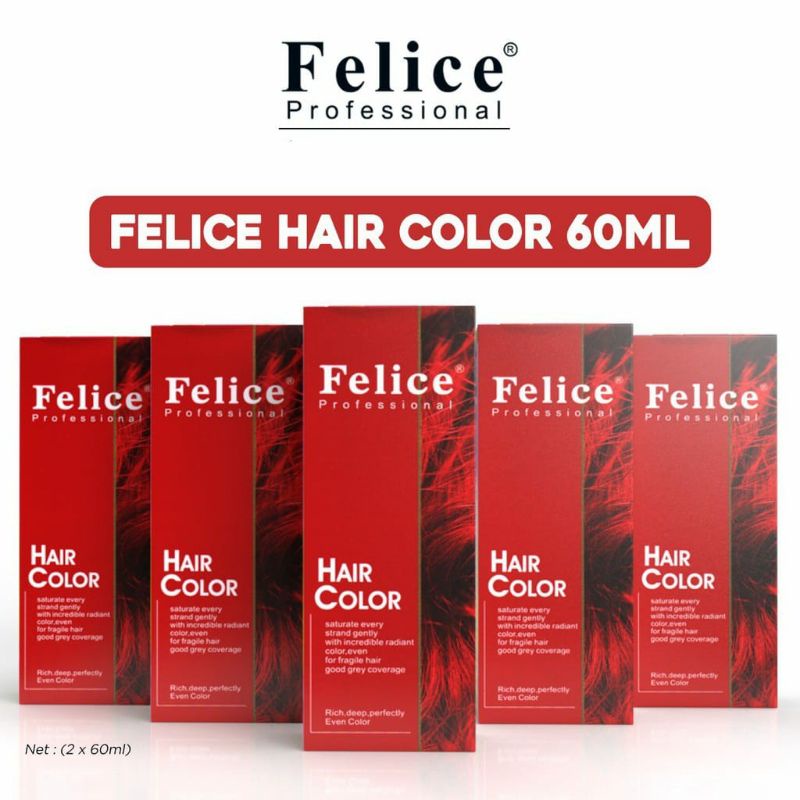 FELICE Hair Color / Semir Rambut Felice | Pewarna Rambut Permanen