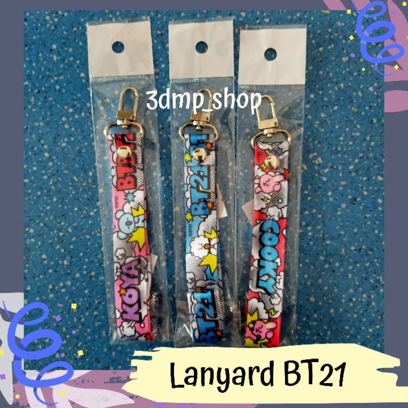 Lanyard Keyring gantungan Bt21 bts kpop